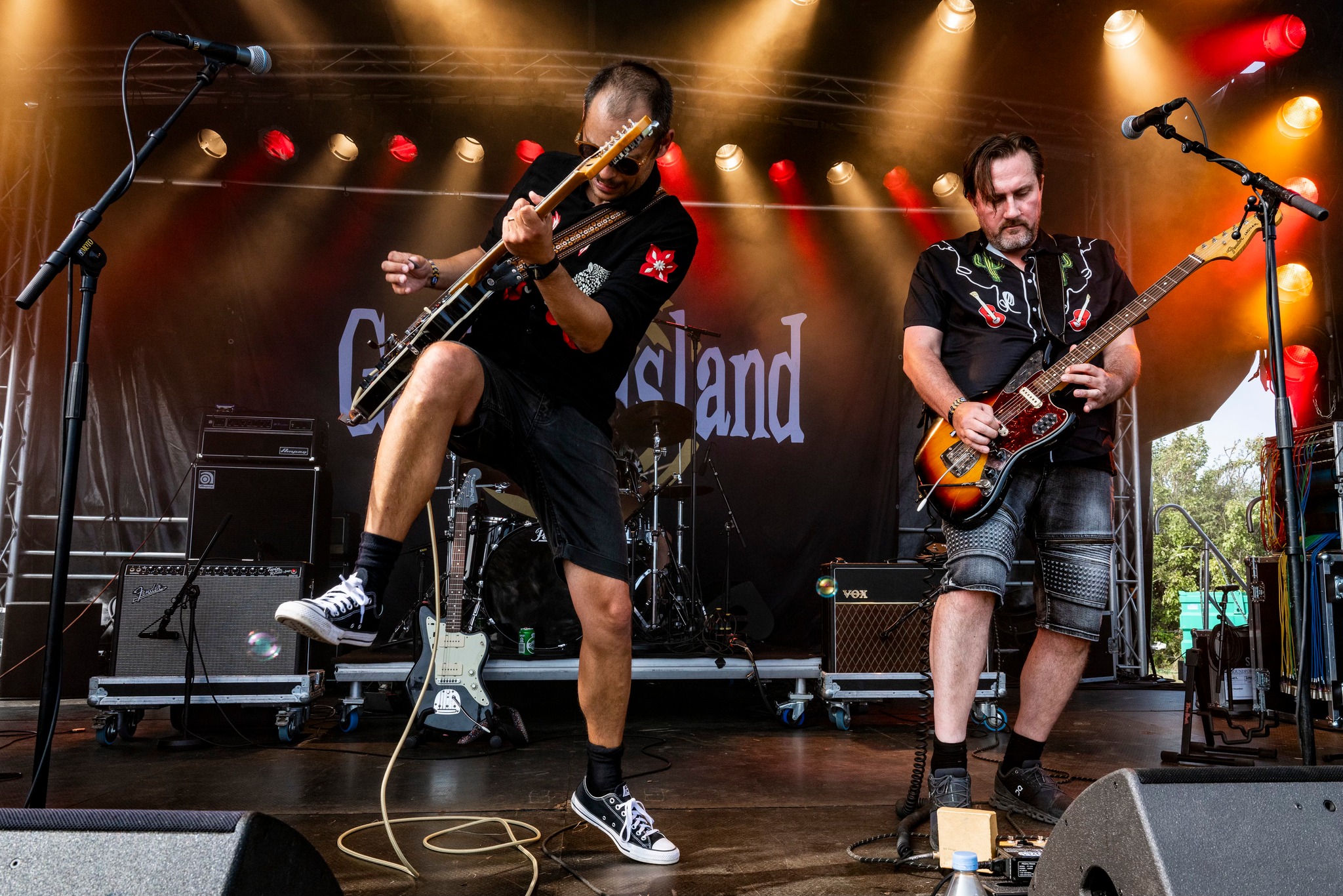 Blackie on stage